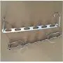 10pcs Stainless Steel Clip Stand Clothes Hanger Pants Skirt Clothes Rack Adjustable Pinch Grip Clothing Organizer Save Space 10pcs Stainless Steel Clip Stand Clothes Hanger Pants Skirt Clothes Rack Adjustable Pinch Grip Clothing Organizer Save Space