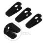 Corodo Velvet Hangers Clips 80 Pack, Black Pants Hangers Velvet Clips, Strong Finger Clips Perfect for Thin Velvet Hangers