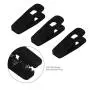 Corodo Velvet Hangers Clips 80 Pack, Black Pants Hangers Velvet Clips, Strong Finger Clips Perfect for Thin Velvet Hangers