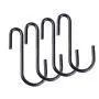 Demaxiya S Hooks, 20 Pack Black Carbon Steel S Shaped Hooks for Kitchen, Bathroom, Heavy Duty Hanging Hangers Hooks for Hanging Pots, Pans, Plants, Towels and More Demaxiya S Hooks, 20 Pack Black Carbon Steel S Shaped Hooks for Kitchen, Bathroom, Heavy Duty Hanging Hangers Hooks for Hanging Pots, Pans, Plants, Towels and More