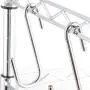 30 Pack Heavy Duty S Hooks Stainless Steel S Shaped Hooks Hanging Hangers for Kitchenware Spoons Pans Pots Utensils Clothes Bags Towers Tools Plants (L Silver)