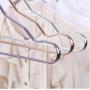 10pcs Random Color Thicker Aluminum Clothes Hanger Creative Practical Anti-Skid Drying Rack Adult Children Shirt Dress Home Wardrobe Hanger