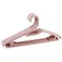 30 Pack Simple Adult Plastic Seamless Hanger Clothes Hanging Wardrobe Storage Drying Multi-Function Clothes FANJIANI (Color : Pink)