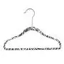 Juvale 50-Pack Velvet Hangers - Non-Slip Zebra Pattern Kids Velvet Hangers, Thin Hangers, Non Slip Hangers, Black and White - 11.5 x 8.3 Inches
