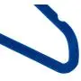 Baby Velvet Hangers - 50-Pack Blue Velvet Hangers, Ultra Thin Non-Slip Junior Hangers for Children Clothes, Space Saving