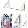 Clothes Hanger - Folding Retractable Clothes Racks| Wall Mounted Clothes Drying Rack| Home Storage Organiser Space Savers for Living Room/Bathroom/Bedroom/Office, Easy Installation - 2 Pack Clothes Hanger - Folding Retractable Clothes Racks| Wall Mounted Clothes Drying Rack| Home Storage Organiser Space Savers for Living Room/Bathroom/Bedroom/Office, Easy Installation - 2 Pack