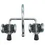HANGERWORLD 18 Silver Metal Non-Slip Double Clip Accessory Coat Clothes Hangers Scarves Hats Gloves Boots HANGERWORLD 18 Silver Metal Non-Slip Double Clip Accessory Coat Clothes Hangers Scarves Hats Gloves Boots