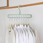 Casemall 4 PCS Space Saving Hangers, Multi-Functional 9 in 1 Magic Clothes Hangers Closet Organizer, Foldable Space Saving Hangers