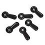 300 Picture Turn Button Fasteners Photo Frame Hardware and 300 Screws for Craft, Hanging, Drawing, Black