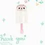 TOPBATHY Wall Mounted Hook Adorable Squirrel Hanging Hook Punch Free Adhesive Decorative Hanger for Home Bedroom Dormitory Cloth Hat Towel Holder (Pink)