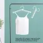 Fdit1 5pcs Multifunctional Hanger Laundry Drying Rack Clothes Hanger for Drying Socks Towels ABS Material(3#)