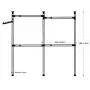 Generic me Clos US hes Hangers Garment Rack rs She Adjustable Home Closet hes Han Organizers Clothes Home Close Hangers Shelves stable