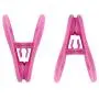 Kadiss Hanger Clips 30 Pack, Multi-Purpose Hanger Clips for Hangers, Hot Pink Finger Clips for Plastic Clothes Hangers, Pants Hangers Clips