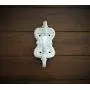 Extra Large Swivel Wall Hook, Metal Wall Hanger, Antique White or Pick Color, Entryway Mud Room, Coat Hanger, Planter Hanger
