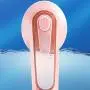 ZZYJYALG Hanging Ironing Machine Plastic Metal Handheld Large Capacity Transparent Water Tank Cotton Cloth Portable Dormitory Clothes Household Bed Linen Curtains High Temperature Ironing Travel (Pink