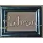 BATMAN Wire Picture Frame - BATMAN Wall Hanger - Twisted Wire Batman - Gold and Black Batman BATMAN Wire Picture Frame - BATMAN Wall Hanger - Twisted Wire Batman - Gold and Black Batman