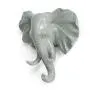 HERNGEE Elephant Head Single Wall Hook/Hanger Animal shaped Coat Hat Hook Heavy Duty, Rustic, Decorative Gift, Grey HERNGEE Elephant Head Single Wall Hook/Hanger Animal shaped Coat Hat Hook Heavy Duty, Rustic, Decorative Gift, Grey