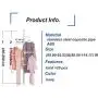 BAOYOUNI 4-Tier Standing Clothes Laundry Drying Rack Coat Hanger Organizer Floor to Ceiling Adjustable Metal Corner Tension Pole, Ivory