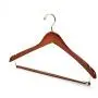 Nature Smile Contoured Wooden Hangers Sturdy Wood Suit Coat Hangers with Locking Bar Chrome Hook Pack of 5 (Cherry) Nature Smile Contoured Wooden Hangers Sturdy Wood Suit Coat Hangers with Locking Bar Chrome Hook Pack of 5 (Cherry)