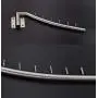 1Set Solid 304 Stainless Steel Wall Mounted Clothes Drying Rack Hanger Hooks with Swing Arm Holder Clothing Hanging System Heavy Duty Closet Towel Garment Storage Organizer for Bathroom Bedroom