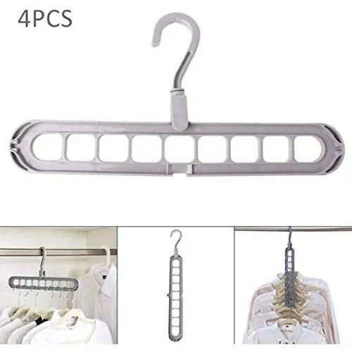 GothicBride Multifunctional Magic Hangers Nine Holes Magic Hangers Space Saving Clothes Hangers Closet Organizer Hanger with Sturdy Plastic for Heavy Clothes… GothicBride Multifunctional Magic Hangers Nine Holes Magic Hangers Space Saving Clothes Hangers Closet Organizer Hanger with Sturdy Plastic for Heavy Clothes…