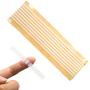 AUEAR, 100 Pcs Clear Non-Slip Rubber Hanger Grips Hanger Strips Adhesive Clothes Hanger Grips