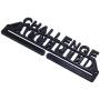 Challenge Accepted Running Marathon Sports Medal Display Rack Holder Hanger for Wall - Hang Your Race Medals