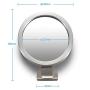 Fogless Shower Mirror, Shaving Mirror, with Shaver Hanger Removable Protable 1 second installation Fog-Free for Bathroom Aluminum Frame Simple Design Decorate your Home