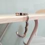 Black Frog Cute Animal Portrayal Table Hook Folding Bag Desk Hanger Foldable Holder