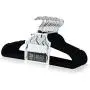 Velvet Hangers Non-Slip Flocked Clothes Hangers 25 Pack Ultra Thin Space Saving Design for Men and Women Dress Suit - 360 Degree Swivel Hook - Heavy Duty Construction with