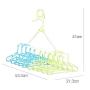 HJYPYJ Magic Hanger,PP Multifunction Folding Hanger,Durable Space-Saving Organizer Hangers, Non-Slip/B / 5 pcs