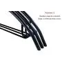 VANORIG Deluxe Hanger Clothes Hanger Durable High Manganese Steel Hangers PVC Resin Coating Clothing Hanger,Pack of 5 (White)