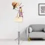 DUIHIDD Clothes Hangers Coat Rack Aluminum Stand-up Hanger for Bedroom Living Room Cloakroom 40cm × 172cm (Color : White)