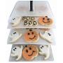 Cookie and Cake Carrier Container with Handle and Lid 4 Trays Cupcake Storage Transport Holder Boxes 2 Devil Eggs Trays Included