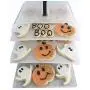 Cookie and Cake Carrier Container with Handle and Lid 4 Trays Cupcake Storage Transport Holder Boxes 2 Devil Eggs Trays Included