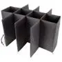 meori Accessory for Classic Medium Foldable Boxes 12 Slots Smoke Grey Grocery Shopping Wine Tasting Bottle Insert M