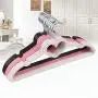 KYCPTNFJ 10Pcs Multifunctional Loving Heart Clothes Hanger for Adults Multifunction KYCPTNFJ 10Pcs Multifunctional Loving Heart Clothes Hanger for Adults Multifunction