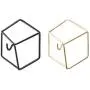 LXT&YY 2 pcs (Gold + Black) Nordic Style Wrought Iron Geometric Hanger Hook Wall Hanging Bedroom Clothes Jewelry Wall Storage Decoration