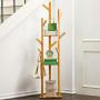Coat Rack,Wardrobe Wall Hanger Clothes Hangers Wall Clothes Hanger Wooden Coat Rack Clothes Stand,Model D