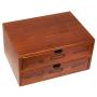 Juvale Small Wood Desktop Organizer Storage Boxes with Drawers, French Design