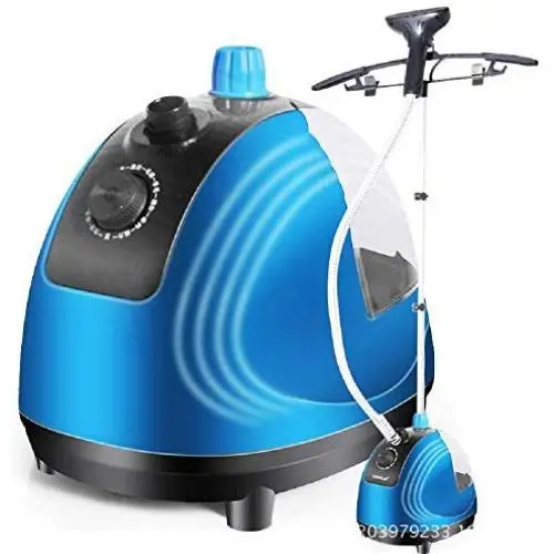 SHIJIAN Upright Clothes Steamer | 1800W | Vertical Height Adjustable Garment Steaming Station | 1.8 l Capacity | 2 Low/High Steam Settings | Includes Adjustable Clothes Hanger, Brush Accessory Head