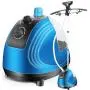 SHIJIAN Upright Clothes Steamer | 1800W | Vertical Height Adjustable Garment Steaming Station | 1.8 l Capacity | 2 Low/High Steam Settings | Includes Adjustable Clothes Hanger, Brush Accessory Head