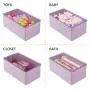mDesign Stackable Closet Plastic Storage Bin Boxes with Lid - Container for Organizing Childs/Kids Toys, Action Figures, Crayons, Markers, Building Blocks, Puzzles, Crafts - Light Purple mDesign Stackable Closet Plastic Storage Bin Boxes with Lid - Container for Organizing Childs/Kids Toys, Action Figures, Crayons, Markers, Building Blocks, Puzzles, Crafts - Light Purple