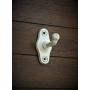 Simple Small Wall Hook/Cast Iron Hanger/Antique White or Pick Color/Distressed Rustic Style/For Bathroom Towels, Keys, Robes, Purses Simple Small Wall Hook/Cast Iron Hanger/Antique White or Pick Color/Distressed Rustic Style/For Bathroom Towels, Keys, Robes, Purses