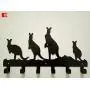 Cartoon Metal Home Wall Decorativefor 6 Hooks Hanger Organizer for Cloth Bag Key