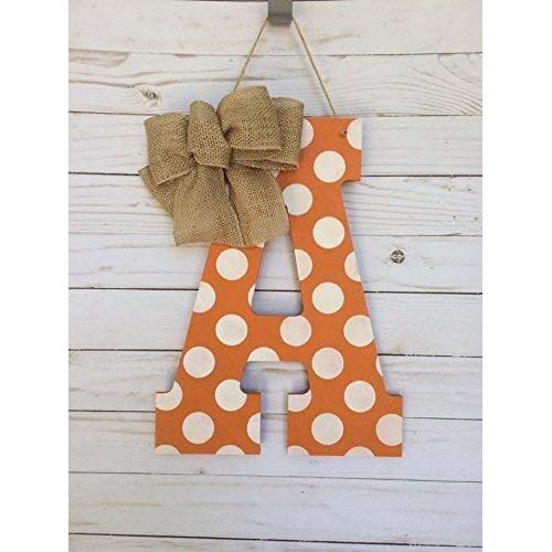 Fall Door Hanger - Monogram Door Decor - Front Door Sign