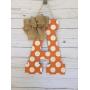 Fall Door Hanger - Monogram Door Decor - Front Door Sign