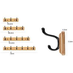 Wood Wall Hangers/Wall Hats Hats/Wall Hats/Bedroom Hangers/Door Hangers/Clothes Hooks/Multiple Wall Hook Hooks/(35.6-74) 7.5cm