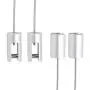 malleable Ceiling Sign Hanger, Display for Large Picture/Billboard/Sign Board/Frame,2 Pack(Silver Aluminum) malleable Ceiling Sign Hanger, Display for Large Picture/Billboard/Sign Board/Frame,2 Pack(Silver Aluminum)