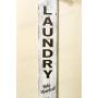 Industrial Pipe Laundry Room Sign Doubles As Clothes Hanger or Drying Rack, 6 inches x 35 inches